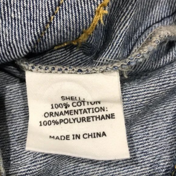 Bagatelle Embellished Oversized Denim Jacket - Picture 10 of 11